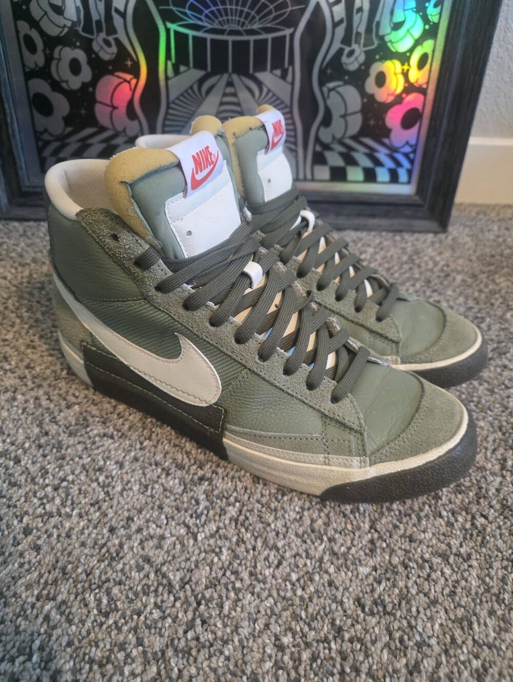 NIKE BLAZER MID PRO CLUB Oil Green 10
